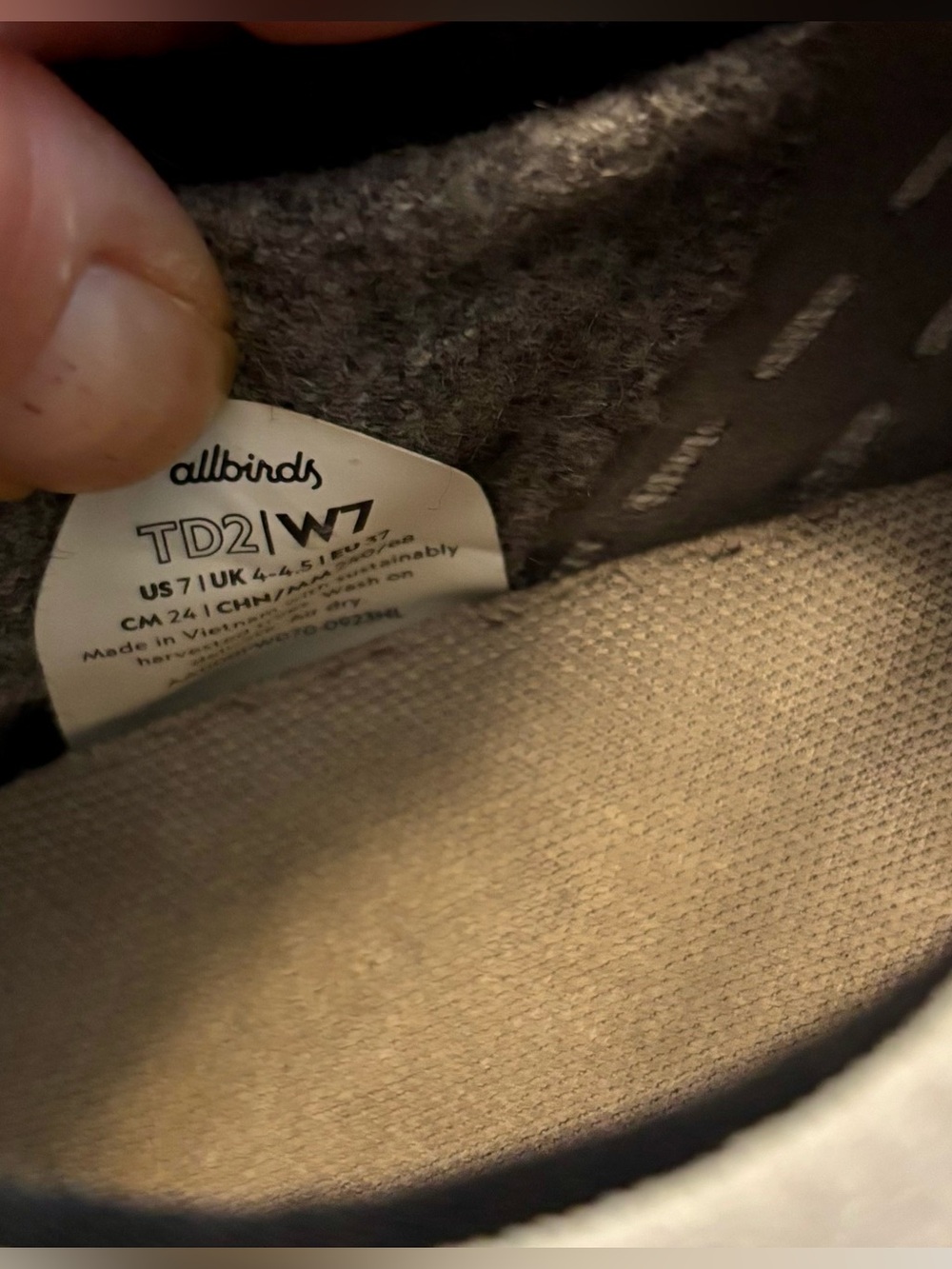 Allbirds Tree Dasher 2. Women’s size 7 - Picture 3 of 6
